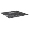 vidaXL Plateau de table noir 80x80 cm 6 mm verre trempé Voir les images du produit 1