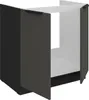 Spülenunterschrank LUNARA – Breite 80 cm, Graphit/Schwarz Produktbild-Vorschau 2