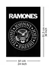 Pyramid Ramones Logo Poster Schwarz  Schwarz One Size Produktbild-Vorschau 3