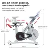 JASPORT Speedbike S3, cyclette silenziosa da casa, freno Anteprima dell’immagine prodotto 5