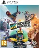 The image is a video game cover for Riders Republic on PlayStation 5, featuring multiple characters engaged in extreme sports like snowboarding, mountain biking, and wingsuit flying. Náhľad obrázku produktu