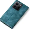 A teal flip case for a smartphone is shown on a white background. Produktbild-Vorschau