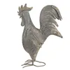 Clayre & Eef Gartendekoration Hahn 30x14x40 cm Grau Metall Produktbild-Vorschau 4