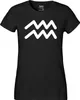 Huuraa Damen T-Shirt Wassermann Sternzeichen Zeichen XXL Produktbild-Vorschau 2