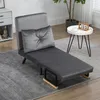 HOMCOM Fauteuil-lit, canapé individuel avec fonction lit, Voir les images du produit 10