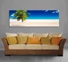 5731 Tropischer Strand Leinwandbild 120x40 cm Produktbild-Vorschau 2