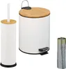 Ensemble de salle de bain Relaxdays, poubelle et brosse de Voir les images du produit 1