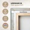 MuchoWow® - Leinwandbilder - Blumen - Beige - Modern - Produktbild-Vorschau 3