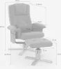 Sessel Relax ergonomisch Massage mit Heizung und Fußstütze Produktbild-Vorschau 7