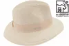 Seeberger knautschbarer Borten-Sommerhut Fedora mit UV-Schutz 30 in beige