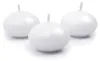 50x Schwimmkerze matt, weiß, 4cm Produktbild-Vorschau 1