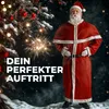 Detex Costume Babbo Natale Completo 5 pz. Vestito Abito Anteprima dell’immagine prodotto 3