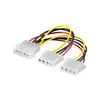 K15 SATA Kabel Molex Y Stromkabel 1x 4Pin Molex Stecker auf Produktbild-Vorschau 1