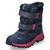 A single blue and pink child's winter boot is shown against a white background. Produktbild-Vorschau