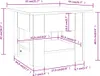 Couchtisch Weiß 55x55x42 cm Holzwerkstoff Produktbild-Vorschau 6