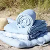 Chic Antique Quilt AIX SKY BLUE Blau Weiß mit Blumen Muster Produktbild-Vorschau 3