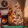 COSTWAY Kunstkerstboom, 180 cm, dennenboom met Productafbeelding-voorbeeld 2