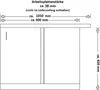 Eckunterschrank 105cm Stilo Weiß Eiche Artisan Küchenzeile Produktbild-Vorschau 3