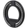 A black ring stand with rhinestones and the Guess logo. Podgląd zdjęcia produktu