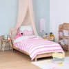 A child's bedroom with a bed, canopy, and decorative items. Podgląd zdjęcia produktu