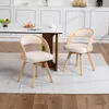 Lot de 2 chaises de salle à manger en bois, avec assises Voir les images du produit 7