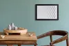 Bild 30x20 MDF-Rahmen, Wandkunst Hexagone Hintergrund Produktbild-Vorschau 2