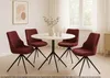 A dining set with a round table and four chairs in a well-lit room. Anteprima dell’immagine prodotto