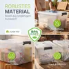 Juskys Aufbewahrungsbox mit Deckel - 4er Set Kunststoff Produktbild-Vorschau 4