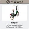 Agon Cruiser 20 Zoll Klapprad grün Produktbild-Vorschau 6