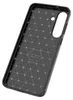 The inside of a black phone case with a geometric pattern. Produktbild-Vorschau