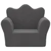 Cloris DesignMöbel Kindersofa Anthrazit Weich Plüsch , Produktbild-Vorschau 3