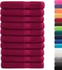 vidaXL Premium Handtücher SOLUND 10 Stk. Bordeaux 100x200 Produktbild-Vorschau 1