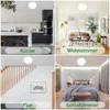 LUMILED LED Deckenlampe 18W 1620lm Deckenleuchte 4000K Produktbild-Vorschau 4