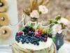 Cake Topper Love Holz 23x16cm natur Produktbild-Vorschau 6