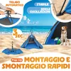 Tenda da spiaggia pop-up ELONEO con protezione UV 80+, Anteprima dell’immagine prodotto 6