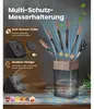 Messerblock Set 7-teilig mit Block Schwarz Edelstahl Produktbild-Vorschau 7