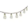 LED Solar Lichterkette, 10x Glühbirnen, Hanfseil, L 570 cm Produktbild-Vorschau 11