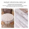 Runde 180cm Weiß Spitze Tischdecke, Vintage Elegante Produktbild-Vorschau 7