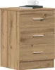 vidaXL Noční stolek Artisan dub 38x35x55 cm materiál na Náhled obrázku produktu 1