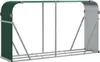 vidaXL Přístřešek na palivové dřevo zelený 234x45x100 cm Náhled obrázku produktu 1