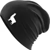 Huuraa Beanie Lama Silhouette Black One Size Baumwolle und Produktbild-Vorschau 1