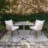 Table de jardin Table de bistrot stable en aluminium Voir les images du produit 5