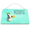 Mr. & Mrs. Panda Schild Pinguin Bier DIN A4 - Eisblau - Produktbild-Vorschau 3