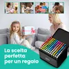 Extralink Set Pennarelli Alcol 120 Colori, Marker Disegno Anteprima dell’immagine prodotto 7