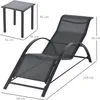 Gartenmöbel-Set – Lounge-Sessel-Set – Terrassentisch- und Produktbild-Vorschau 2