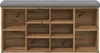 vidaXL Lavica na topánky Artisan dub 102x32x50 cm Materiál Náhľad obrázku produktu 3