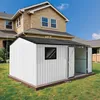 HOMAVO Gerätehaus Metall mit Pultdach, Gartenhaus Metall Produktbild-Vorschau 8