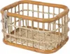 Fahrradkorb Basil Green Life Rattan M 39x29x22cm, natur Produktbild-Vorschau 1