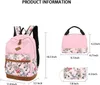 Rucksack für Damen, lässiges, leichtes Canvas-Rucksack-Set, Produktbild-Vorschau 3