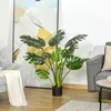 Plante artificielle 830-431, monstera, pot en plastique, Voir les images du produit 2